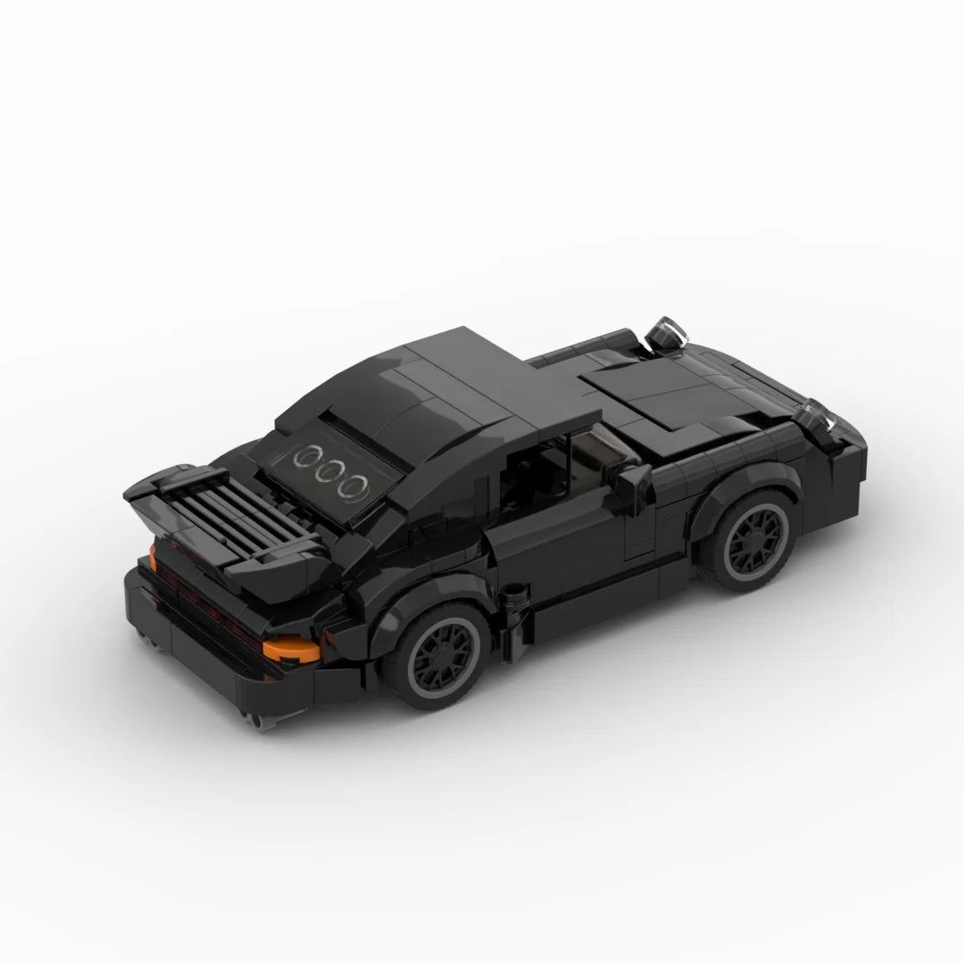 MOC-Black Bird 930 Turbo racing sports car Vehicle Racer Building Blocks Brick Creative Garage Toys