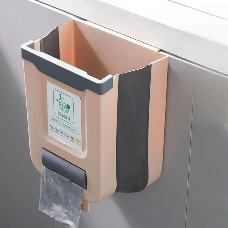 Collapsible Space-Saving Trash Can