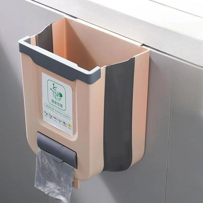 Collapsible Space-Saving Trash Can