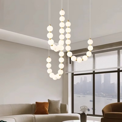 Élégant lustre à bandoulière nordique