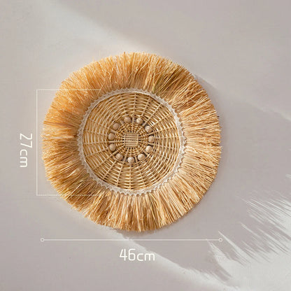 Rustic Straw Wall Decor