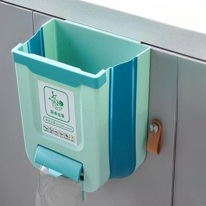 Collapsible Space-Saving Trash Can
