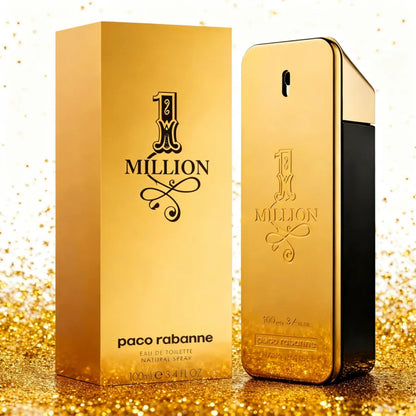 1 Million By Paco Rabanne For Men's Eau De Toilette TESTER 3.4 fl oz 100 ml