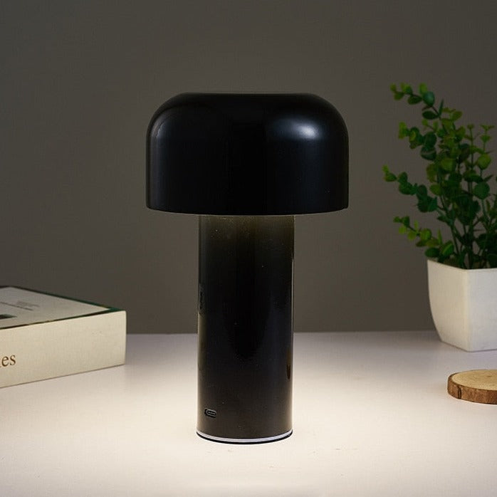 Italian Style Mushroom Cordless Table Lamp Nordic Luxury