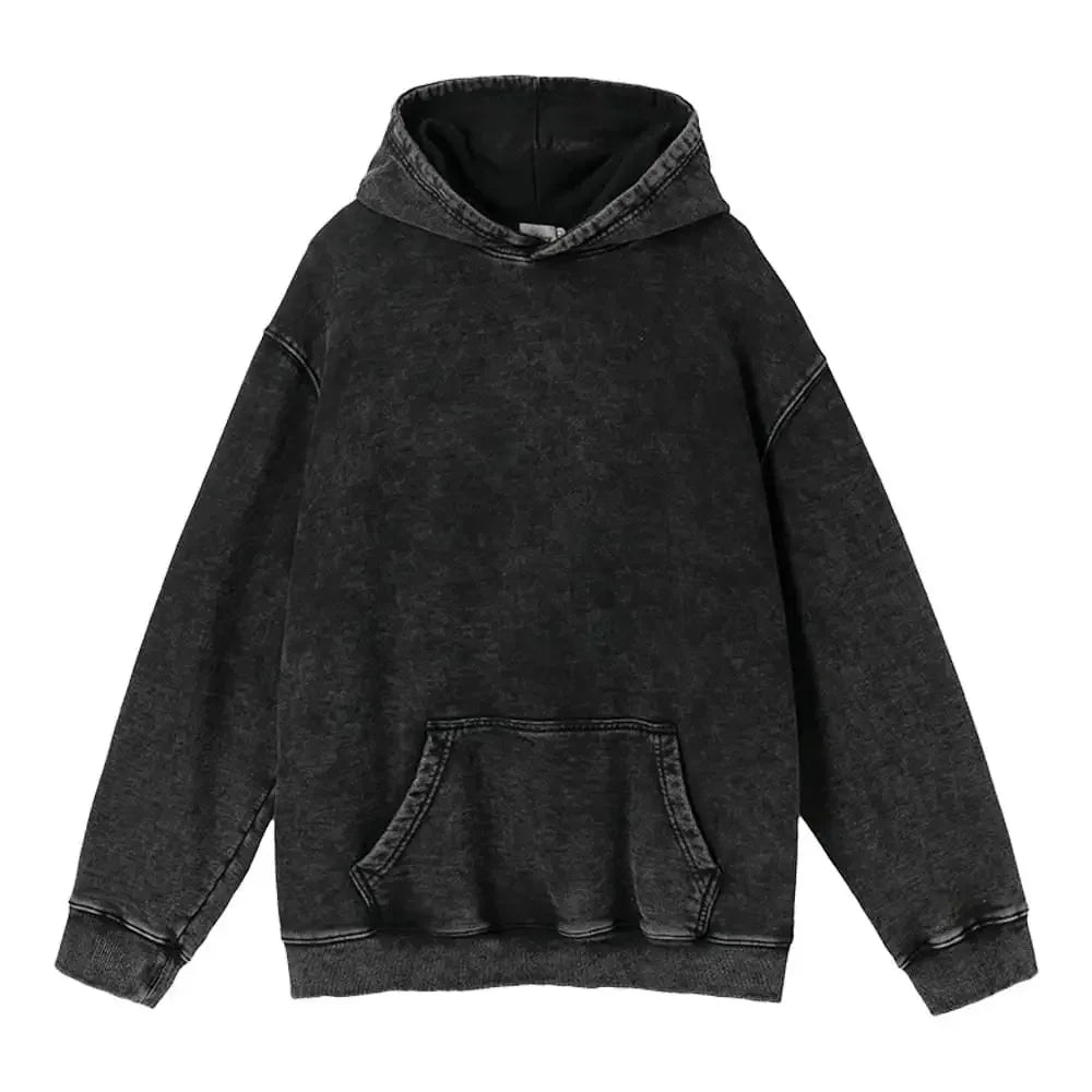 Vintage Washed Cotton Hoodie
