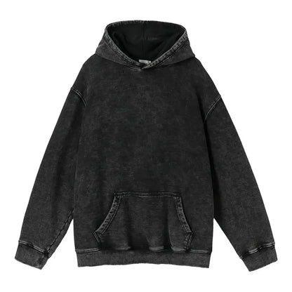 Vintage Washed Cotton Hoodie