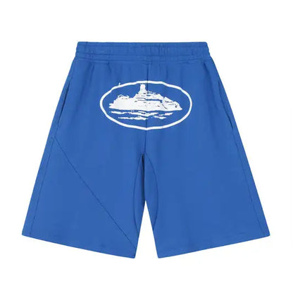 Summer Boat Print Shorts