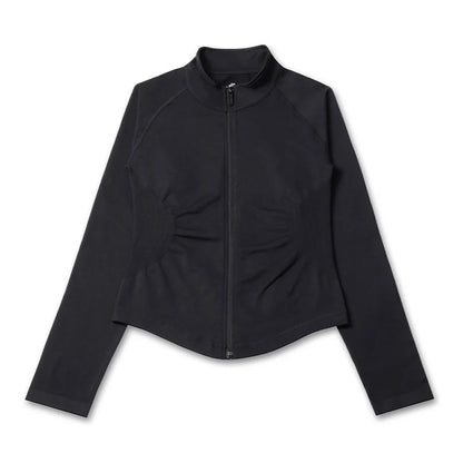 DF Dynamic Zippy Sport Jacket Coat Women Yoga Gym Workout Training Activewear Sweatshirt Tops Jogging Running Sportswear Clothes