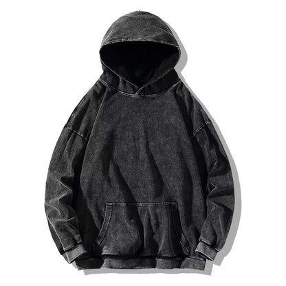 Vintage Washed Cotton Hoodie