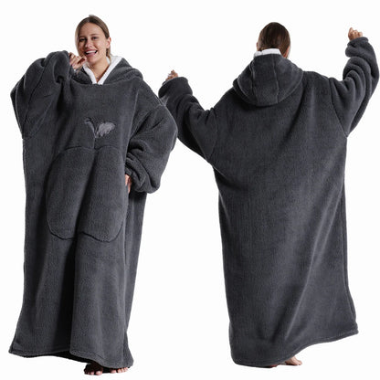 Cozy Hooded Blanket Robe