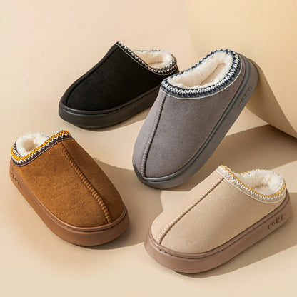 Cloud-Step Plush Slippers