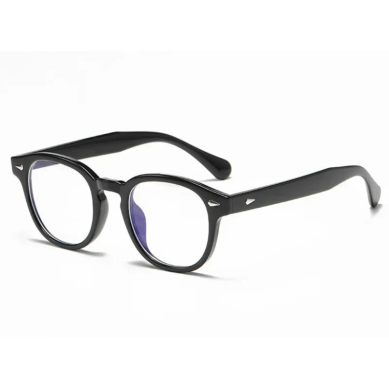Retro Rivet Round Sunglasses