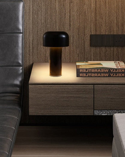 Italian Style Mushroom Cordless Table Lamp Nordic Luxury