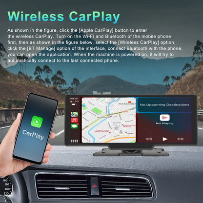 Wireless CarPlay Display System