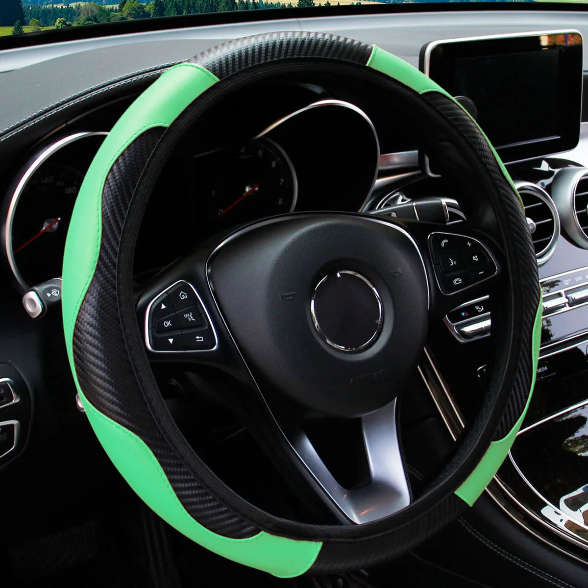 Carbon Fiber Steering Cover