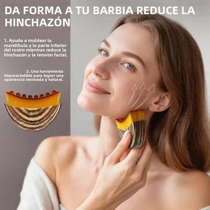 New Lymphatic Contour Face Brush, Lymphatic Drainage Massager for Face,Ergonomically Designed to Fit The Skin Precisely and Reli