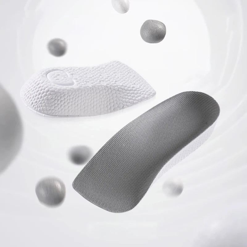 Plantillas ortopédicas para aumento de altura, almohadillas para aumento de altura, espuma viscoelástica transpirable, 7 puntos