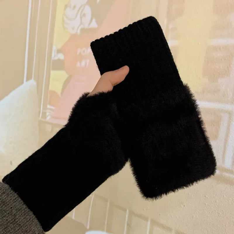 Luxury Mink Fleece Gloves