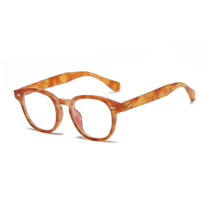 Retro Rivet Round Sunglasses