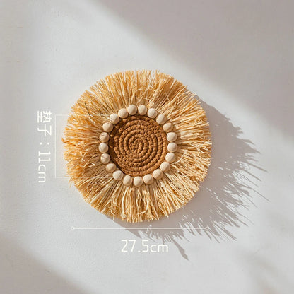 Rustic Straw Wall Decor