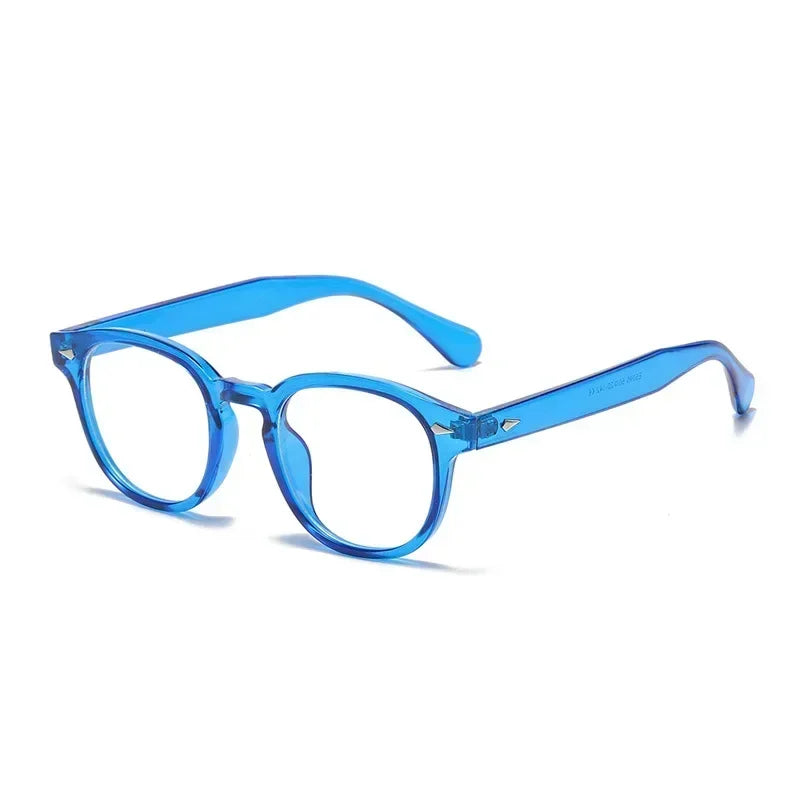 Retro Rivet Round Sunglasses