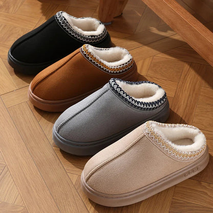 Cloud-Step Plush Slippers