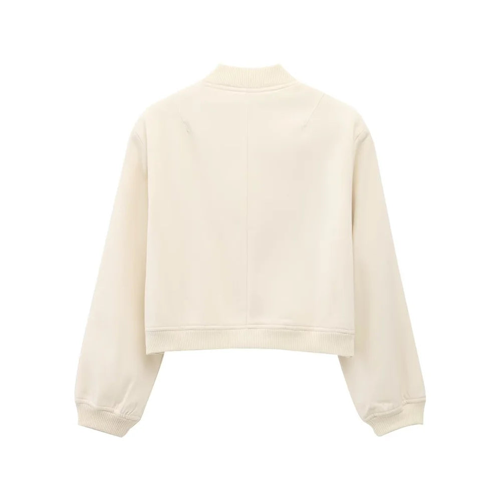 Chic Short Bomber Jacket