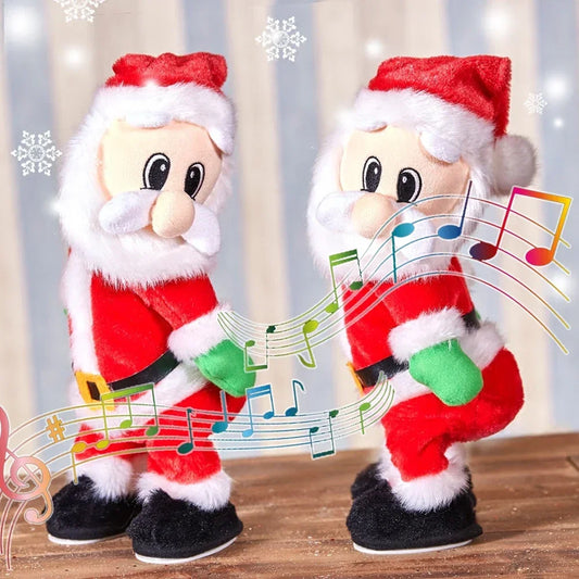 Dancing Santa Musical Doll