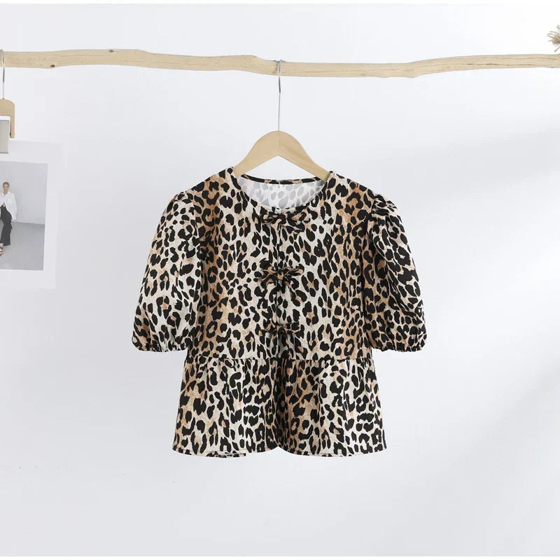 Lena | Leopard top