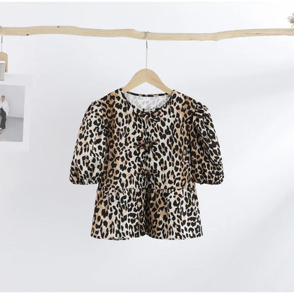 Lena | Leopard top