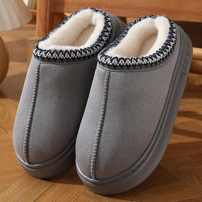 Cloud-Step Plush Slippers