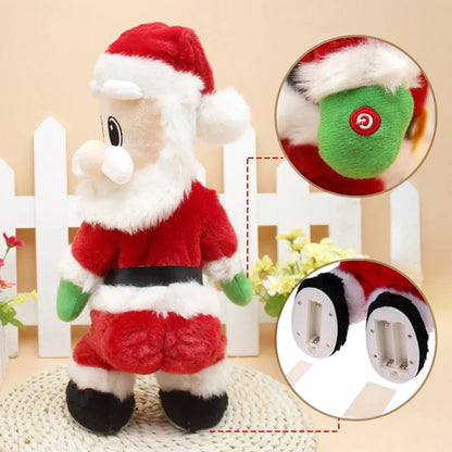 Dancing Santa Musical Doll