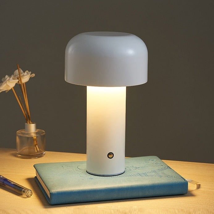 Italian Style Mushroom Cordless Table Lamp Nordic Luxury