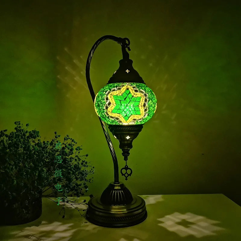 Luxyecs - Turkish Mosaic Table Lamp
