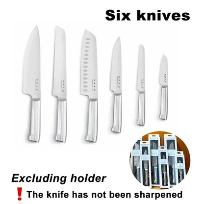 2024 Smeg Knife Holder Luxury Retro Design Knife Holder Not Include Knives High-quality Kitchen Tool Carrier Home Storage Rack
