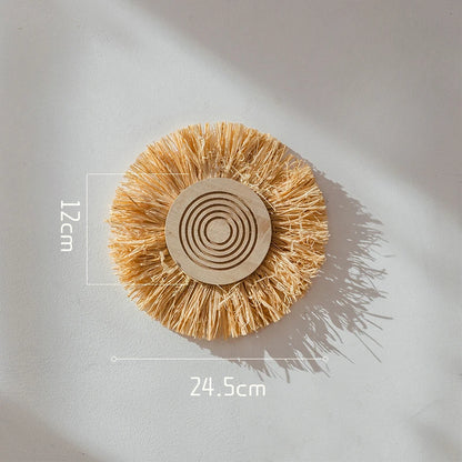 Rustic Straw Wall Decor