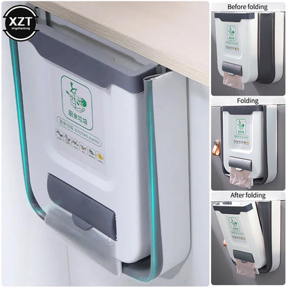 Collapsible Space-Saving Trash Can