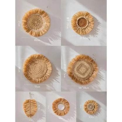 Rustic Straw Wall Decor