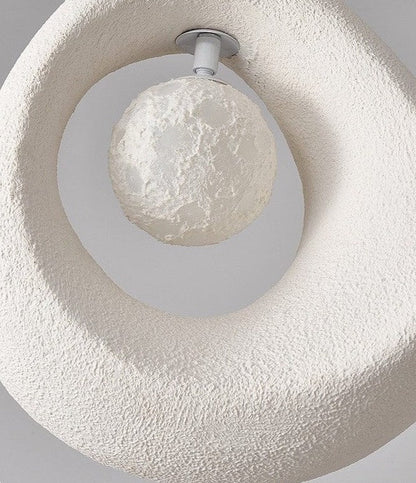 Circular Wabi-Sabi Pendant Light