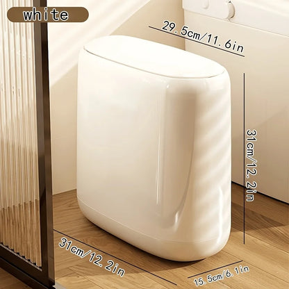 Slim Odor-Isolating Trash Can