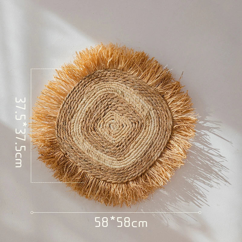 Rustic Straw Wall Decor