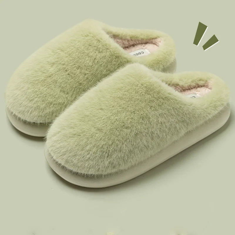 Winter Faux Fur Slippers