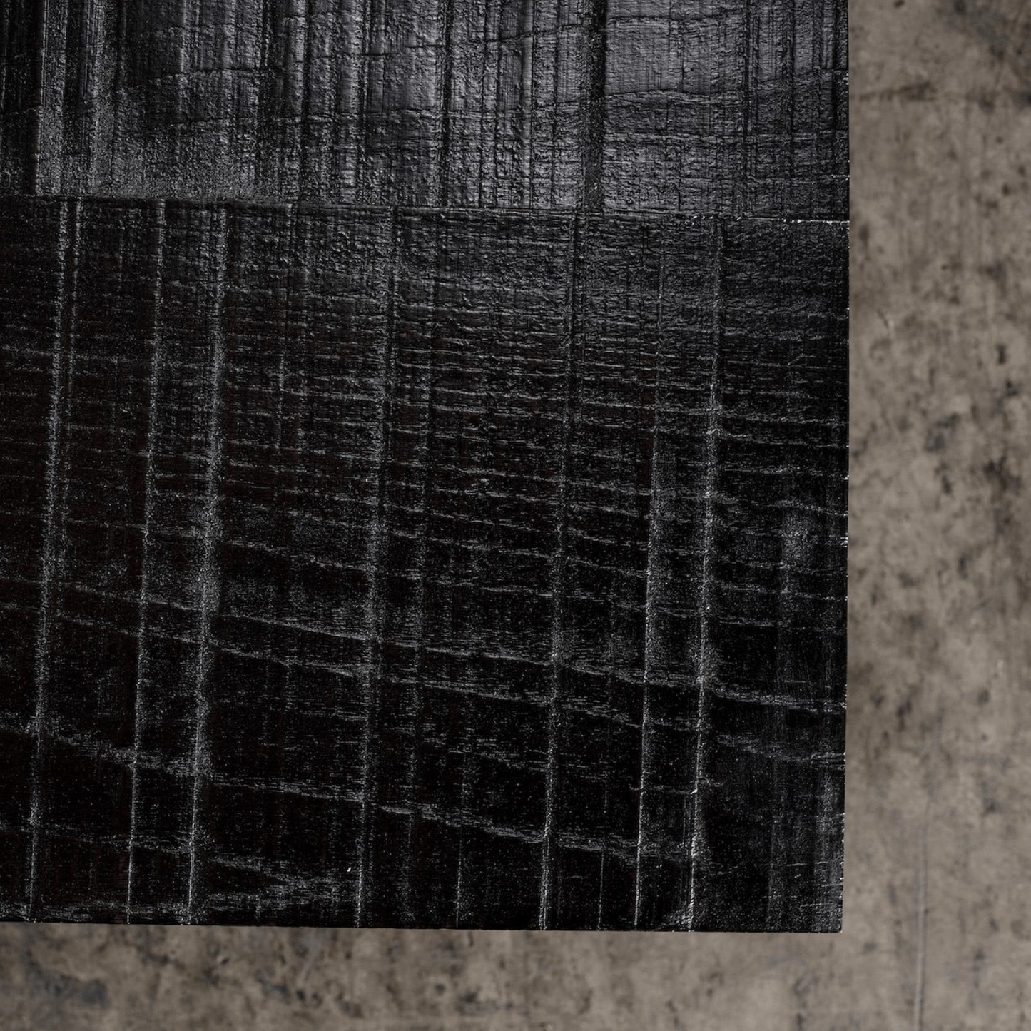 Mesa de Comedor de Madera Negra Alexa