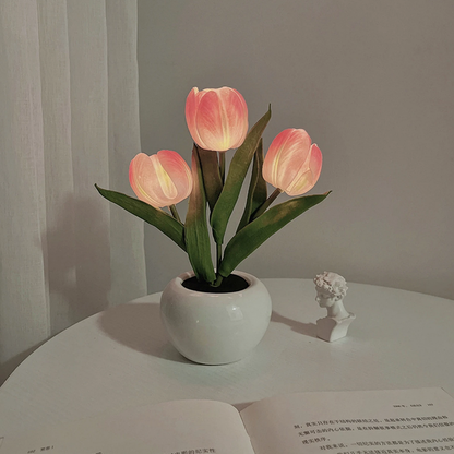 Tulip Night Lamp Table Roses