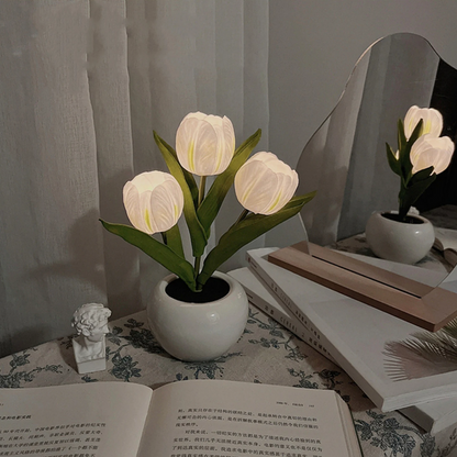 Tulip Night Lamp Table Roses