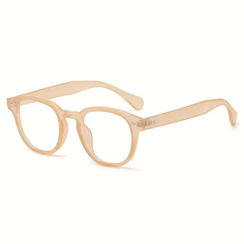 Retro Rivet Round Sunglasses