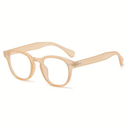 Retro Rivet Round Sunglasses