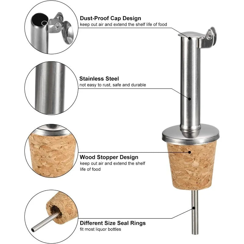 Auto-Flip Bottle Pourers