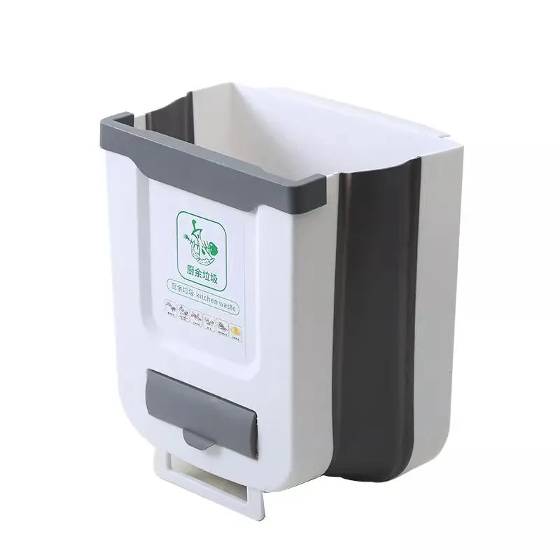 Collapsible Space-Saving Trash Can
