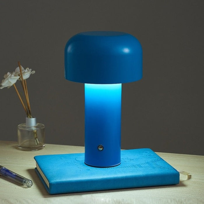 Italian Style Mushroom Cordless Table Lamp Nordic Luxury